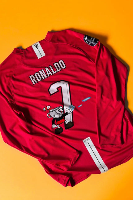MANCHESTER UNITED RETRO 2008/09 LONG SLEEVE RONALDO