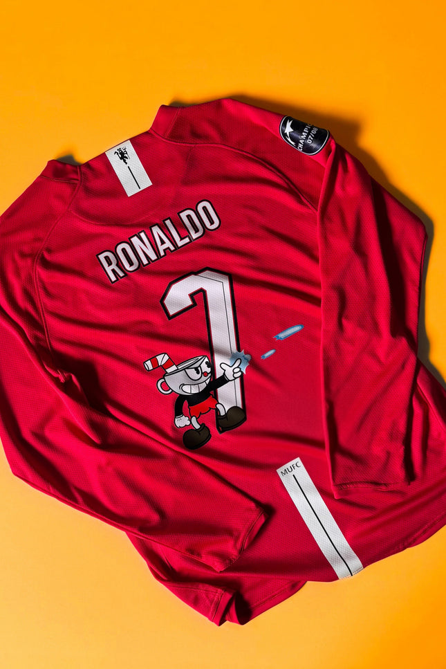 MANCHESTER UNITED RETRO 2008/09 LONG SLEEVE RONALDO