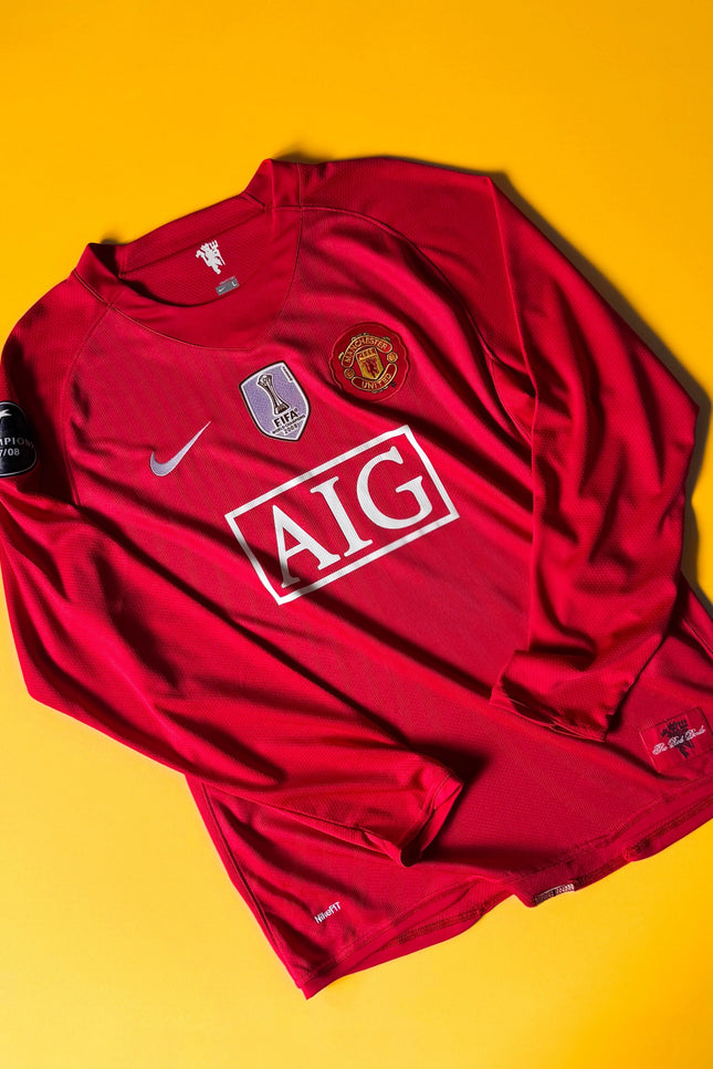 MANCHESTER UNITED RETRO 2008/09 LONG SLEEVE RONALDO