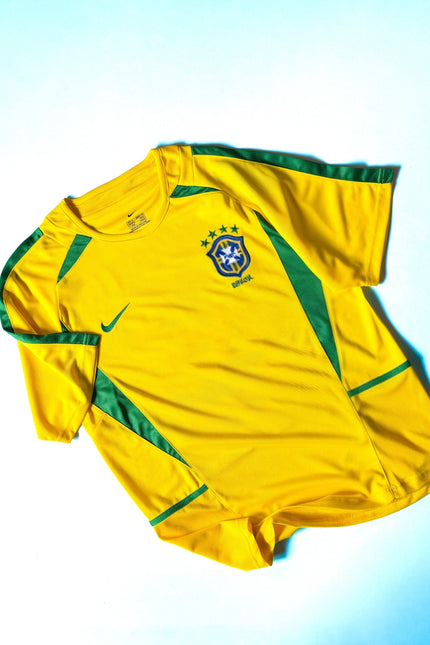 Maillot Retro Brazil 2002 – Ronaldo R9 (Édition Collector)