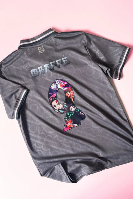 REAL MADRID 2024/25 – POLO CUSTOM “DEMON SLAYER” MBAPPÉ #9