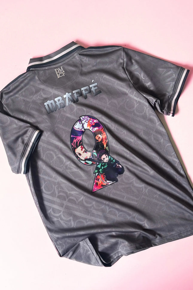 REAL MADRID 2024/25 – POLO CUSTOM “DEMON SLAYER” MBAPPÉ #9