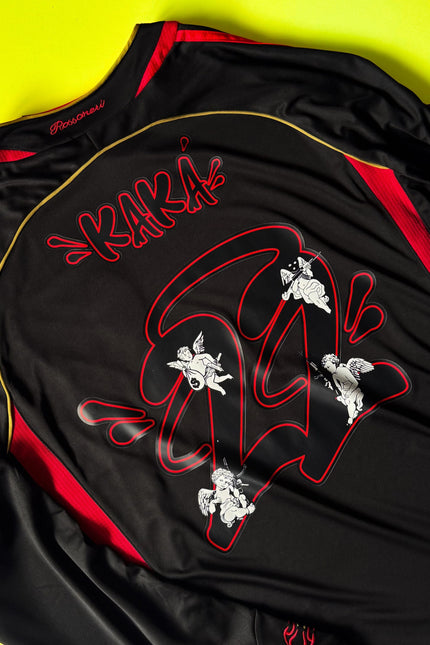 AC MILAN (RÉTRO 2007/08 NOIR MANCHES LONGUES) “KAKÁ”