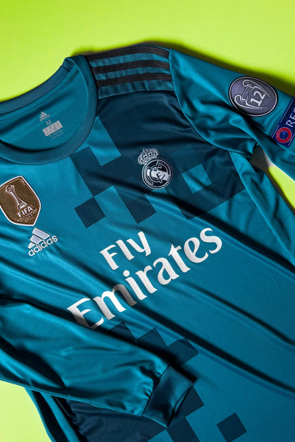 REAL MADRID 2017/18 LONG SLEEVE + CUSTOM CR7 BLUEDRAGON