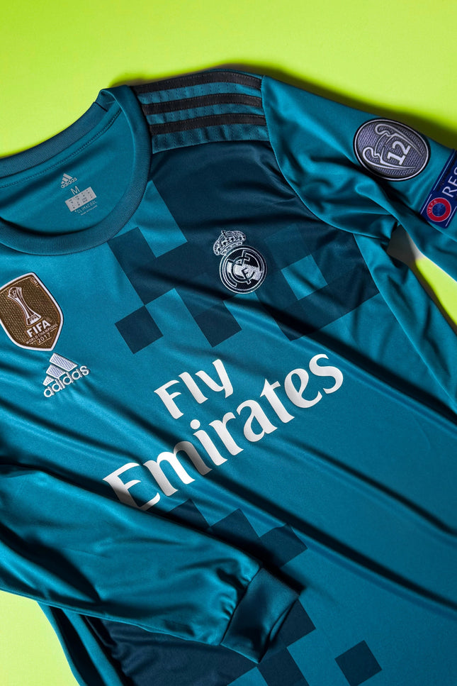 REAL MADRID 2017/18 LONG SLEEVE + CUSTOM CR7 BLUEDRAGON