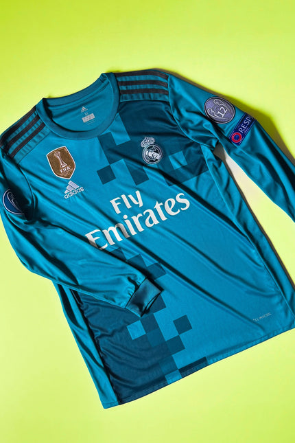 REAL MADRID 2017/18 LONG SLEEVE + CUSTOM CR7 BLUEDRAGON